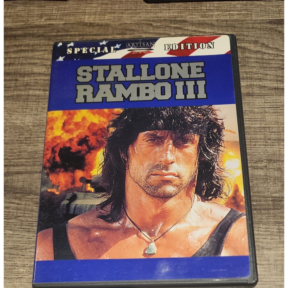 Rambo III DVD Special Edition Widescreen Theatrical 2-Disc Set Stallone Vtg